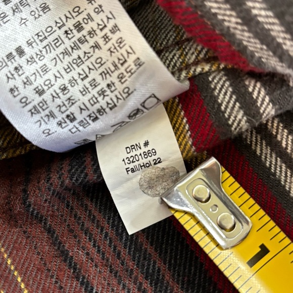 Eddie Bauer Flannel Shirt Mens 2XL Classic Fit Button Up Heavyweight Multicolor - Picture 8 of 12